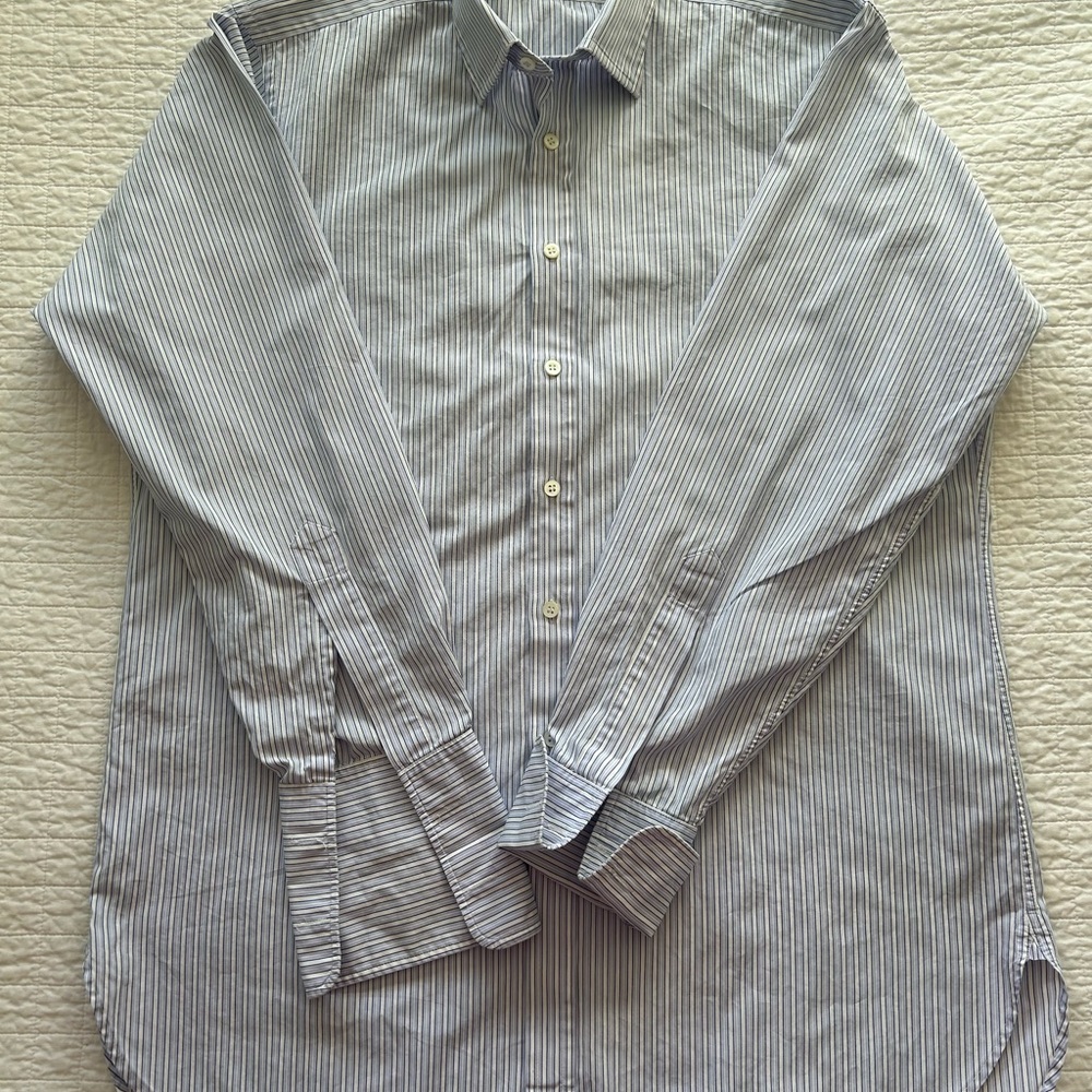 Hilditch & Key Classic Striped Men's Shirt size 16